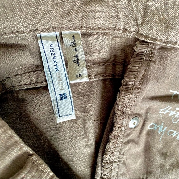 BCBG Straight Leg Olive Pants, 28 - Picture 5 of 7